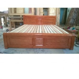 Giường ngủ gỗ xoan đào bắc 1m6 x 2m MS B2